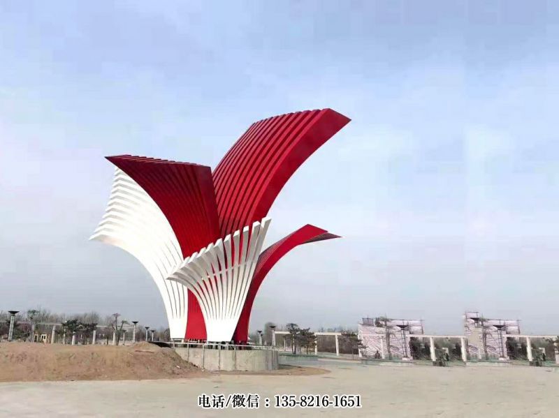 城市地標不銹鋼大型景觀雕塑 城市地標不銹鋼大型景觀雕塑