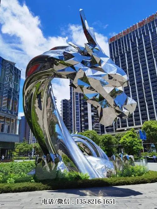 城市標志性不銹鋼景觀雕塑 城市標志性不銹鋼景觀雕塑