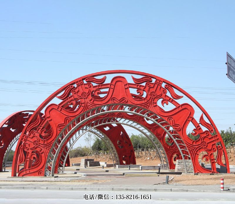 廣場(chǎng)不銹鋼打卡拱門 廣場(chǎng)不銹鋼打卡拱門